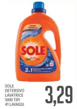 Supermercati Piccolo Sole detersivo lavatrice vari tipi offerta