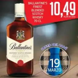 Supermercati Piccolo Ballantine's finest blended scotch whisky offerta