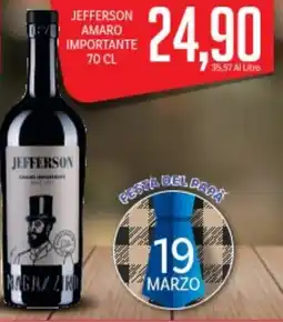 Supermercati Piccolo Jefferson amaro importante offerta