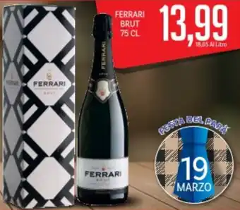 Supermercati Piccolo Ferrari brut offerta