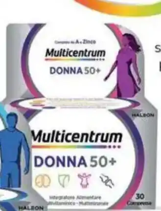 Coop MULTICENTRUM DONNA 50+ 30 compresse, offerta