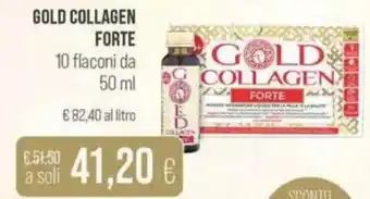 Coop Gold collagen forte 10 flaconi da offerta