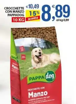 Qui Discount Crocchette con manzo PAPPADOG offerta