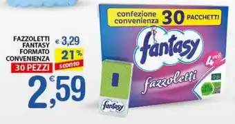 Qui Discount Fazzoletti fantasy formato convenienza offerta