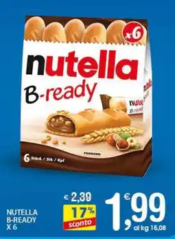 Qui Discount Nutella b-ready offerta