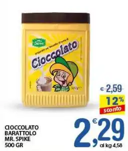 Qui Discount Cioccolato barattolo MR. SPIKE offerta