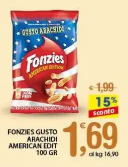 Qui Discount Fonzies gusto arachidi american edit offerta