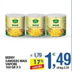 Qui Discount Berry sanders mais vapore offerta