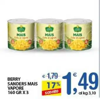 Qui Discount Berry sanders mais vapore offerta