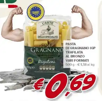 Todis Pasta di gragnano igp trafilata al bronzo vari formati offerta