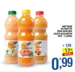 Qui Discount Nettare di frutta idea natura gusti assortiti pet offerta