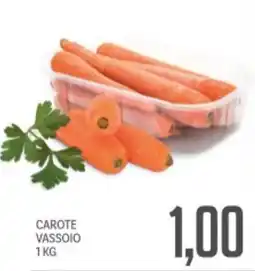 Supermercati Piccolo Carote vassoio offerta