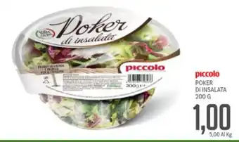 Supermercati Piccolo Piccolo poker di insalata offerta