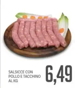 Supermercati Piccolo Salsicce con pollo e tacchino offerta