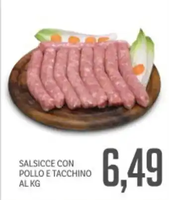 Supermercati Piccolo Salsicce con pollo e tacchino offerta