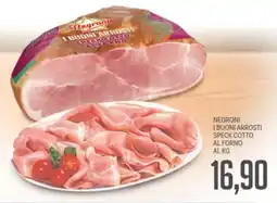 Supermercati Piccolo Negroni i buoni arrosti speck cotto al forno offerta