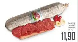 Supermercati Piccolo Raspini salame milano offerta