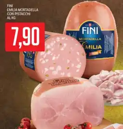 Supermercati Piccolo Fini emilia mortadella con pistacchi offerta