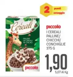 Supermercati Piccolo Piccolo i cereali palline/ chicchi/ conchiglie offerta