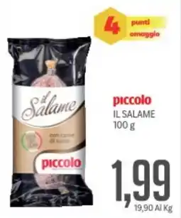 Supermercati Piccolo Piccolo il salame offerta