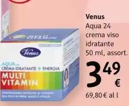 dm drogerie markt Venus Aqua 24 crema viso idratante , assort. offerta