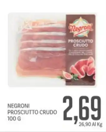 Supermercati Piccolo Negroni prosciutto crudo offerta