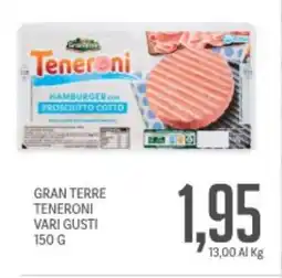 Supermercati Piccolo Gran terre teneroni vari gusti offerta