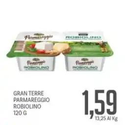 Supermercati Piccolo Gran terre parmareggio robiolino offerta