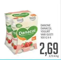 Supermercati Piccolo Danone danacol yogurt vari gusti offerta