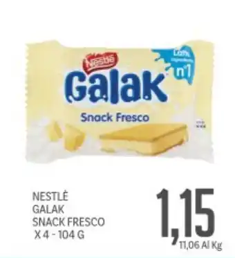 Supermercati Piccolo Nestlé galak snack fresco offerta