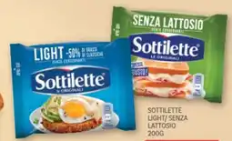 Supermercati Piccolo Sottilette light/senza lattosio offerta