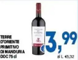 DEM Terre d'oriente primitivo di manduria doc offerta