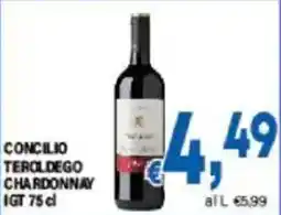 DEM Concilio teroldego chardonnay igt offerta