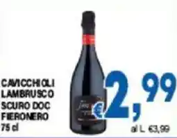 DEM Cavicchioli lambrusco scuro doc fieronero offerta