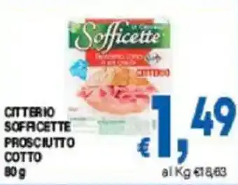 DEM Citterio sofficette prosciutto cotto offerta