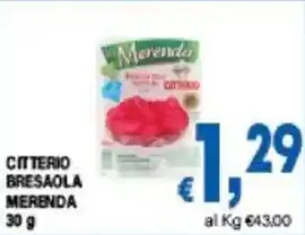 DEM Citterio bresaola merenda offerta