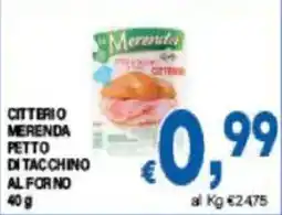 DEM Citterio merenda petto di tacchino al forno offerta