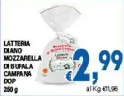 DEM Latteria diano mozzarella di bufala campana dop offerta