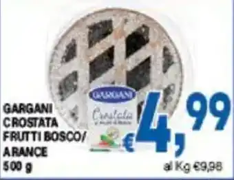 DEM Gargani crostata frutti bosco/ arance offerta