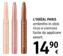 dm drogerie markt L'oréal paris ombretto in stick ricco e cremoso facile da applicare assort. offerta