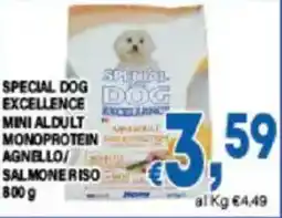 DEM Special dog excellence mini aldult monoprotein agnello/ salmoneriso offerta