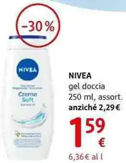 dm drogerie markt Nivea gel doccia , assort. offerta