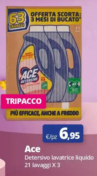 Acqua & Sapone Ace Detersivo lavatrice liquido offerta