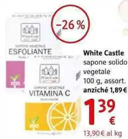 dm drogerie markt White castle sapone solido vegetale assort offerta