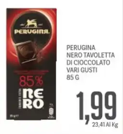 Supermercati Piccolo Perugina nero tavoletta di cioccolato vari gusti offerta