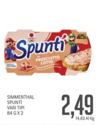 Supermercati Piccolo Simmenthal spuntì vari tipi offerta