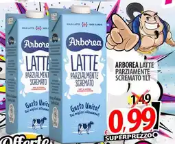 Il Genio Supermercato Arborea latte parziamente scremato offerta