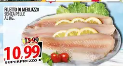 Il Genio Supermercato Filetto di merluzzo senza pelle offerta