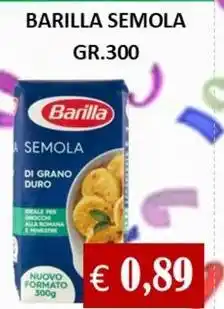 Supermercato Azzurro Barilla semola offerta