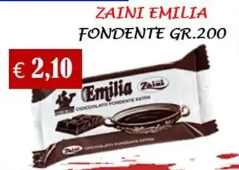 Supermercato Azzurro Zaini emilia fondente offerta